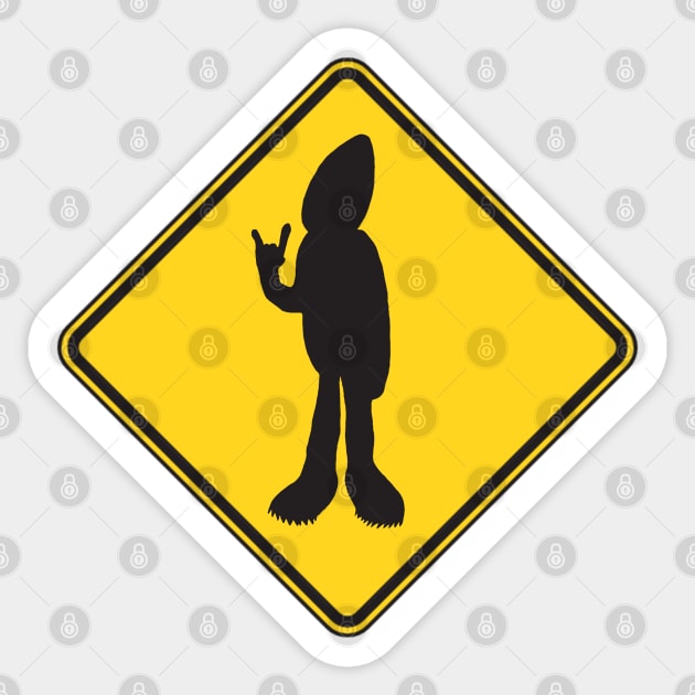 Bigfoot x-ing - The Oddball Aussie Podcast Sticker by OzOddball